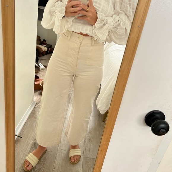 Jesse Kamm Sailor Pants in Natural - Picture 5 of 7